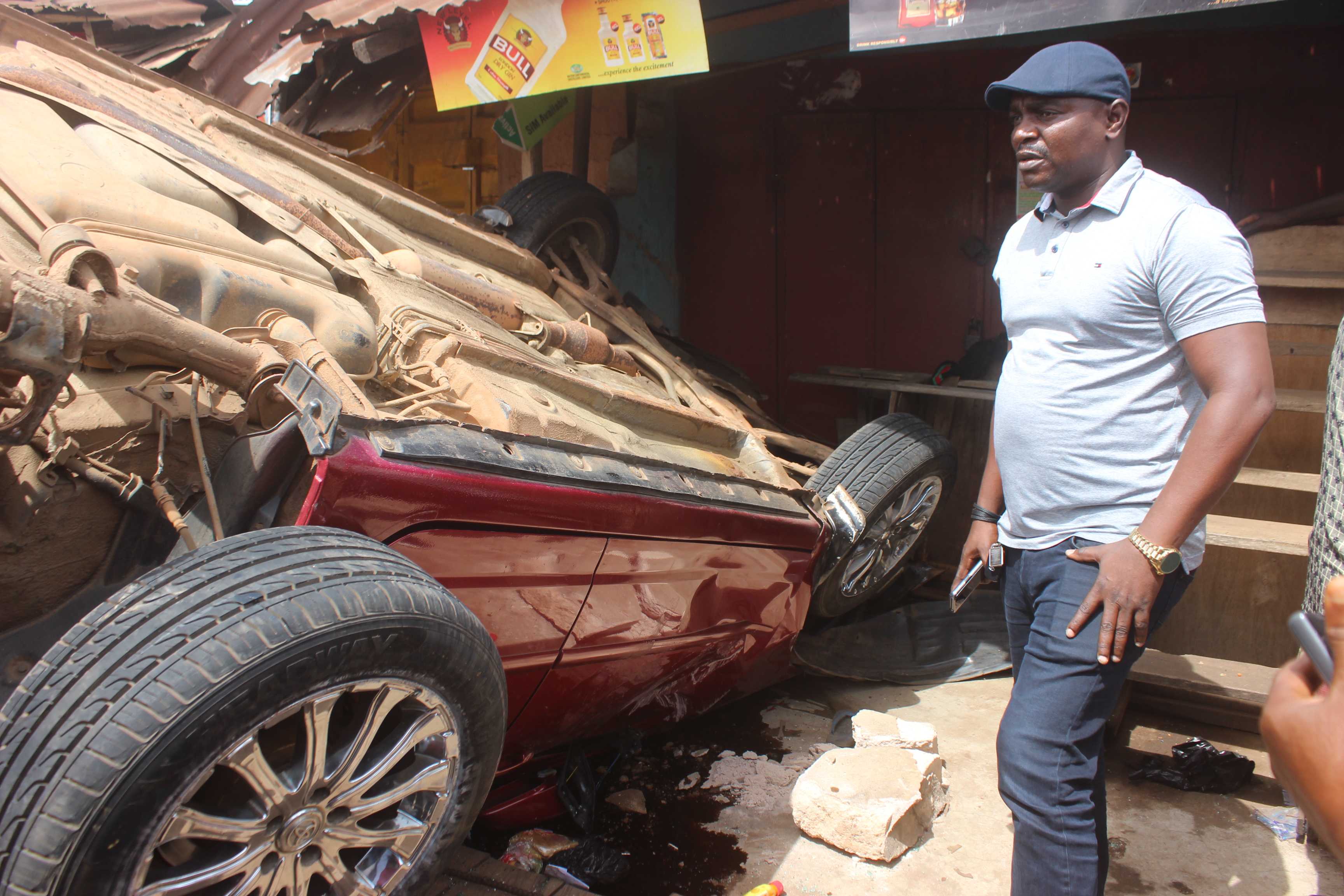 IMG_9807 MANY ESCAPE DEATH IN ROAD MISHAP CAUSED BY FAILED BRAKE