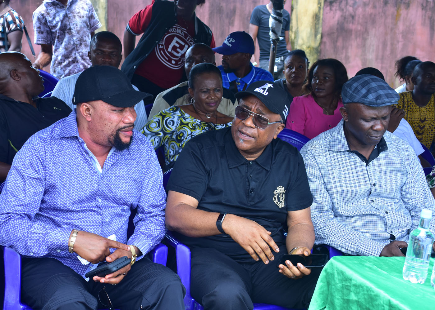 L-R-DR.-CHRIS-OBAZE-CHIEF-LAWRENCE-OSHIEGBUE-AND-HON.-VICTOR-NWOKOLO VALUE WHAT YOU HAVE, NWOKOLO TELLS CONSTITUENCY