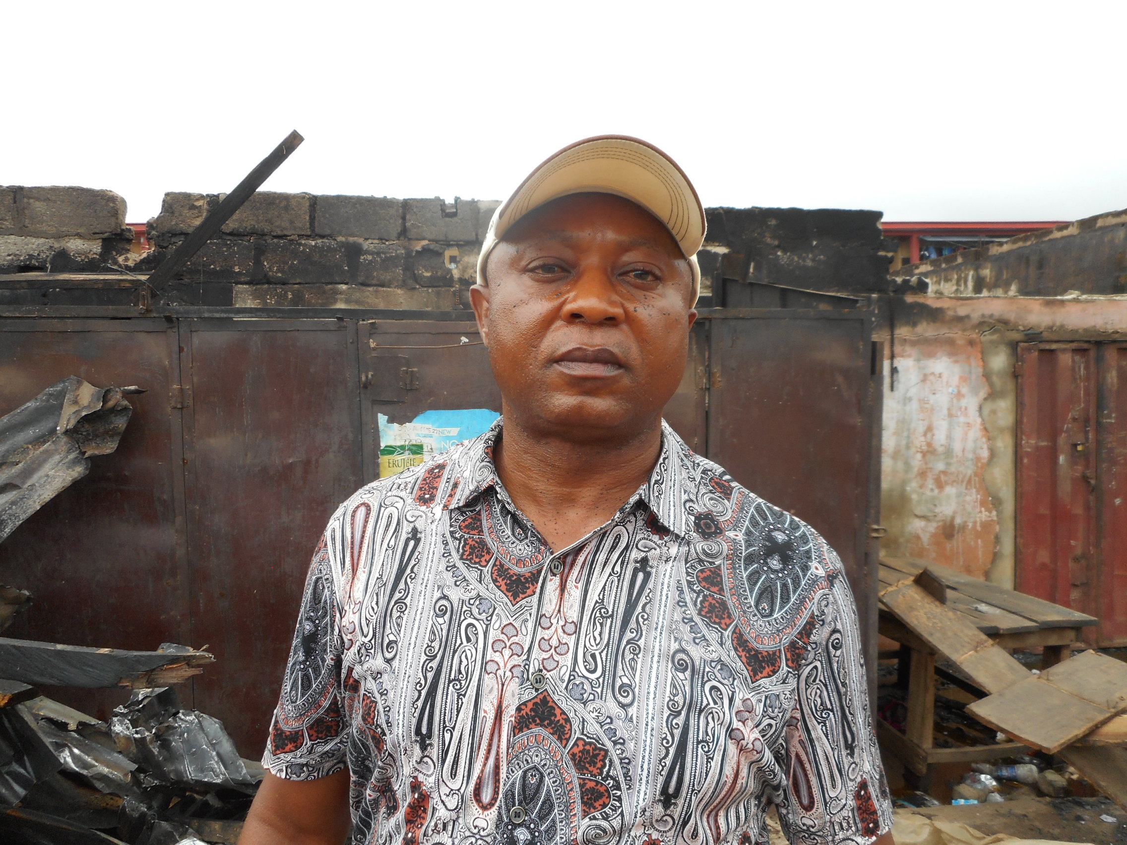Mr.-Chimason-Inwirika FIRE OUTBREAK AT BOJI-BOJI MAIN MARKET, VICTIMS CRY FOR AID