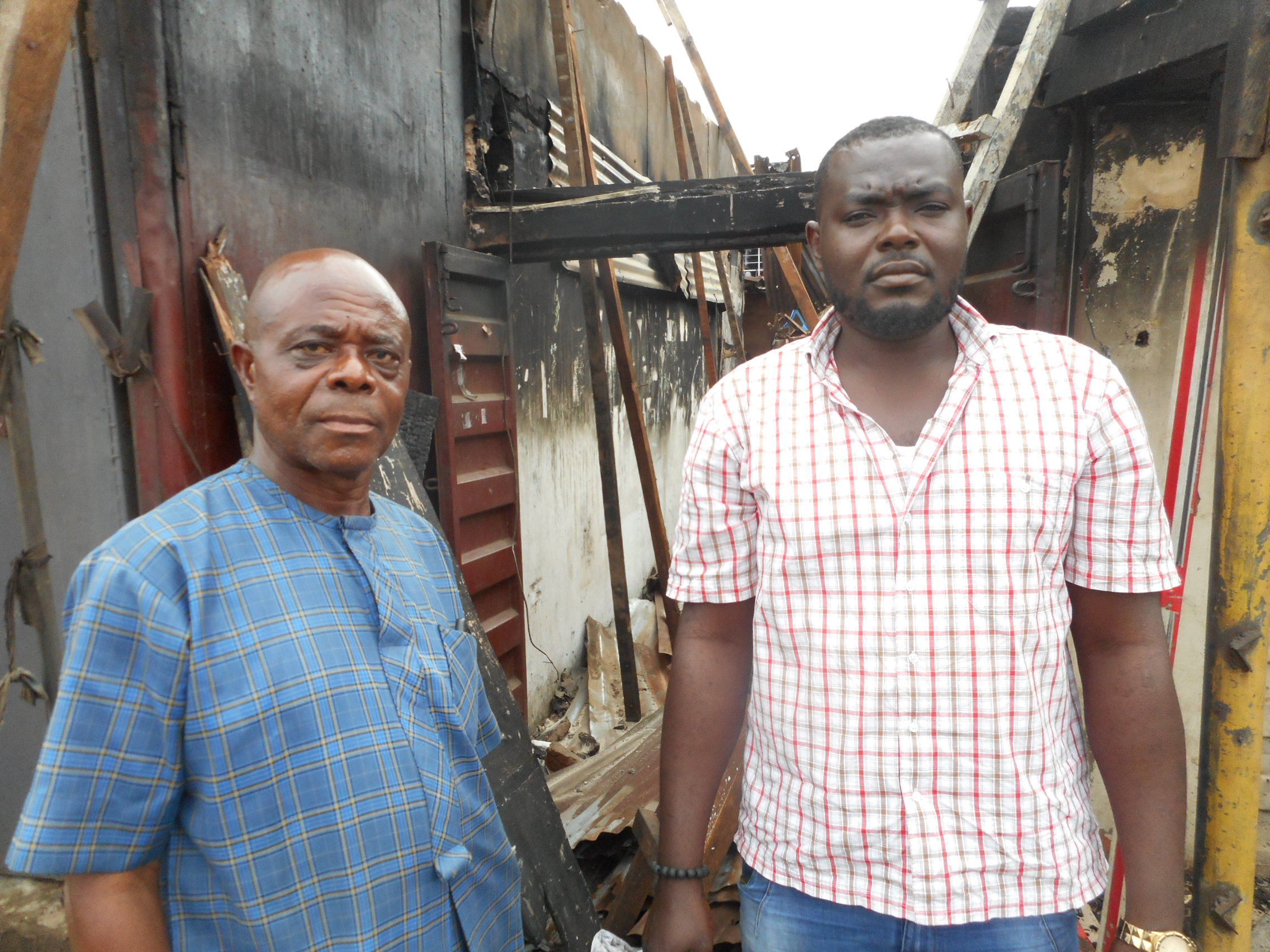 Mr.-Chimason-Inwirika FIRE OUTBREAK AT BOJI-BOJI MAIN MARKET, VICTIMS CRY FOR AID