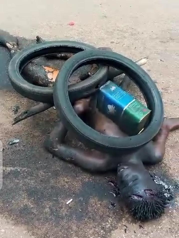 The-first-suspected-motorcycle-thief-burnt-alive IKA COUNCIL CHAIRMEN CONDEMN JUNGLE JUSTICE ON MOTORCYCLE THIEVES