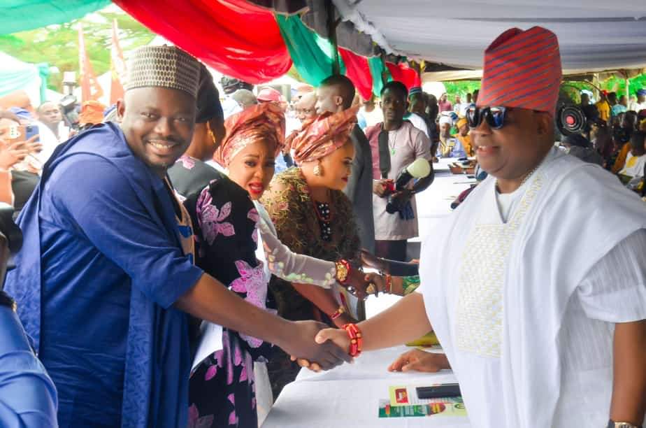 Honourable-Goddey-Olije-with-his-wife OLIJE, IKA INDIGENE APPOINTED SPECIAL ADVISER TO OSUN STATE GOVERNOR