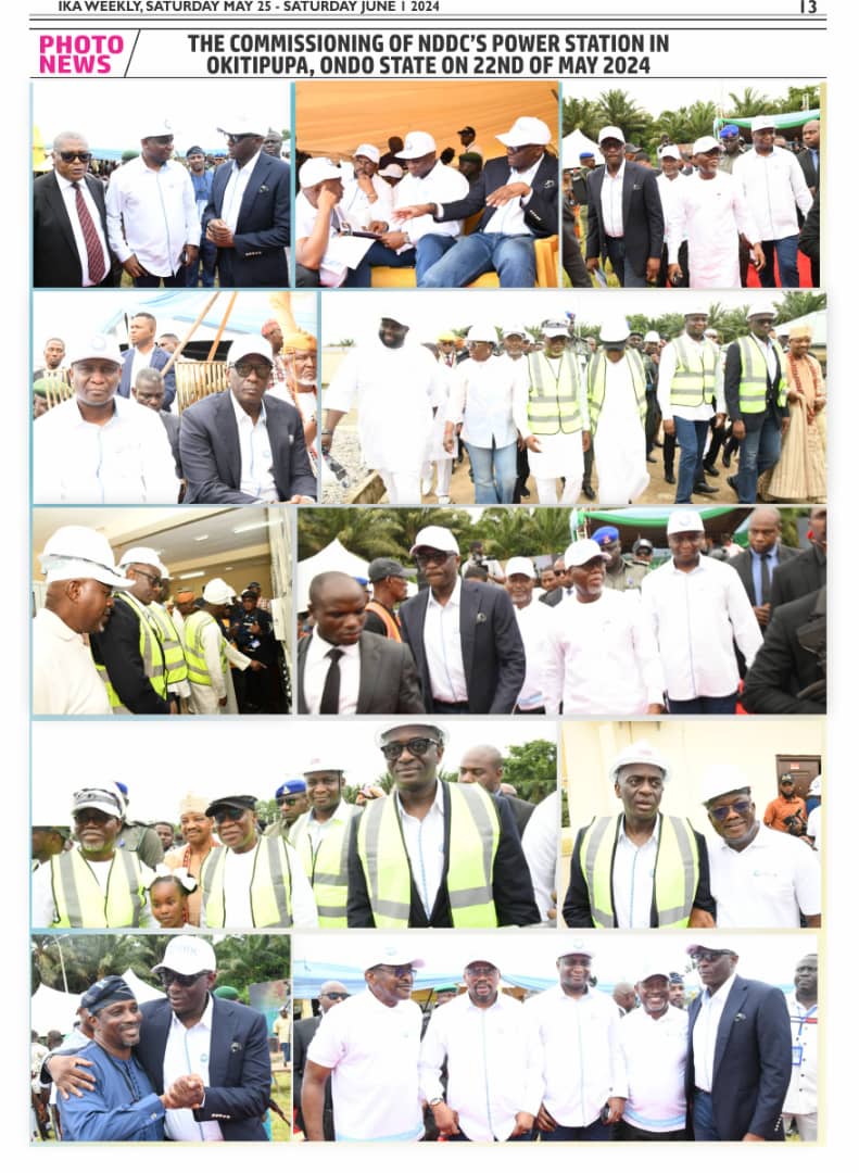 IMG-20240525-WA0004 EXCITEMENT AS PRESIDENT TINUBU COMMISSIONS NDDC’S POWER STATION IN ONDO